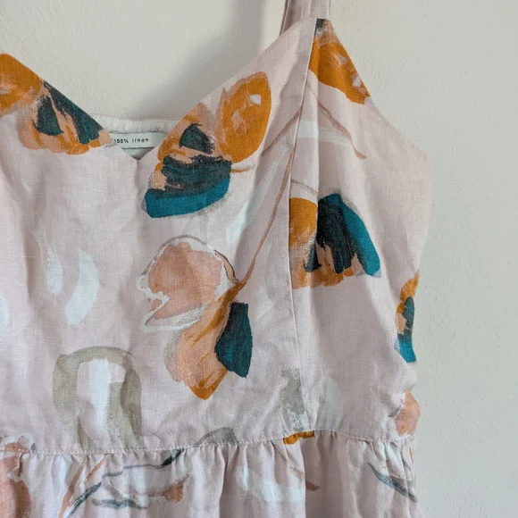 Rachel Zoe Linen A-line Sundress With Pockets - Picture 4 of 9